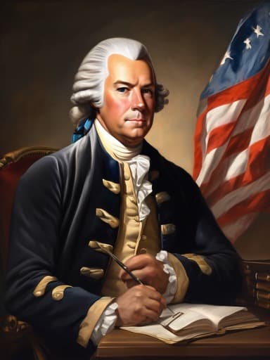 Founding Father patriot portrait