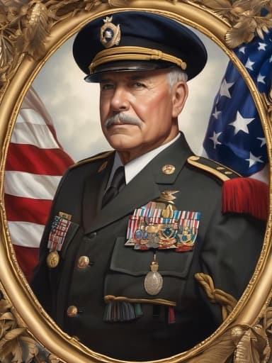 Military Hero patriotic portrait preview