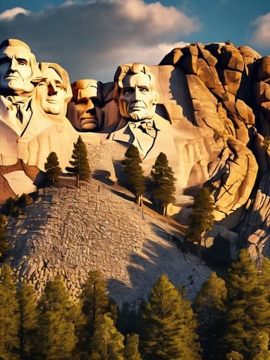 Mount Rushmore patriot portrait